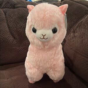 Amuse Alpacasso Pink Alpaca Plush Stuffed Animal Toy  - BRAND NEW WITH TAGS
